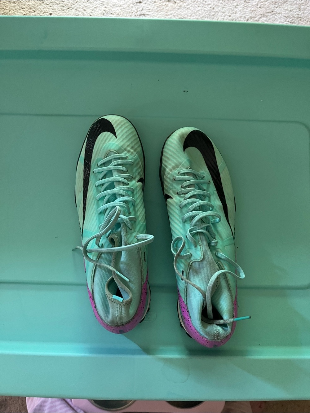 Nike Zoom Mercurial Vapor 15 Academy TF Shoes - Hyper Turquoise